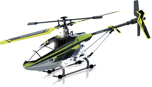 Protocol - Predator SB 3.5-Channel Remote-Controlled Helicopter - Black/Green - Angle