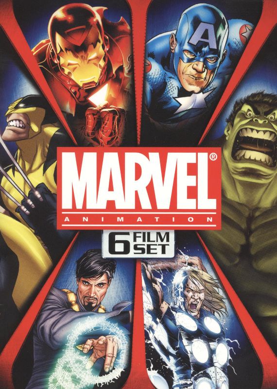  Marvel Animation: 6 Film Set [6 Discs] [DVD]