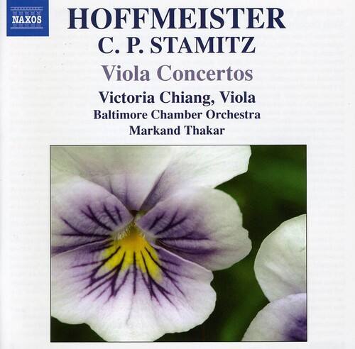 NAXOS  
HOFFMEISTER  
C. P. STAMITZ  
Viola Concertos  
Victoria Chiang, Viola  
Baltimore Chamber Orchestra  
Markand Thakar