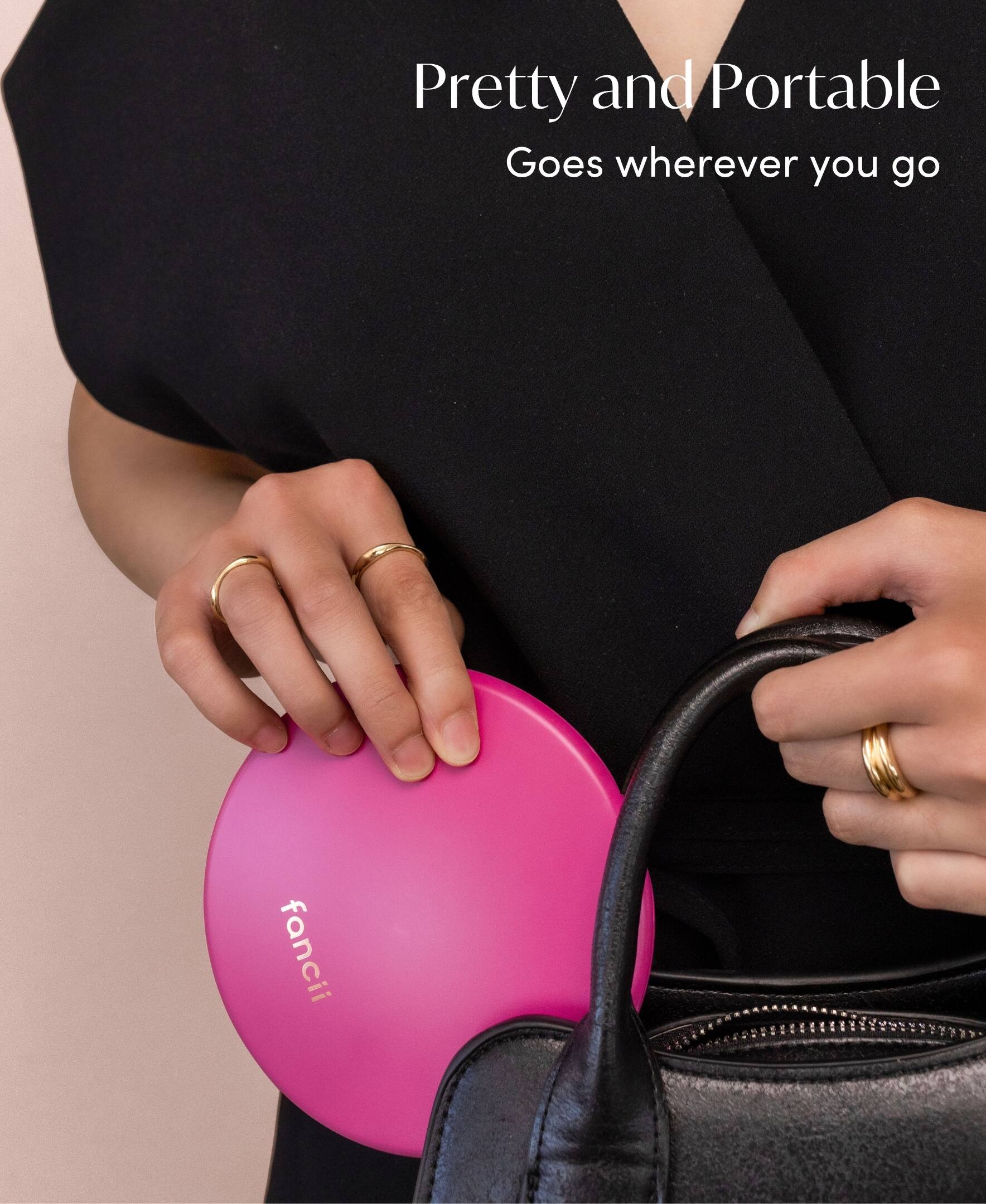 Pretty and Portable  
Goes wherever you go
