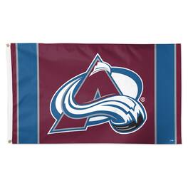 WinCraft - Colorado Avalanche 3' x 5' Logo Stripe Deluxe Single-Sided Flag - Multicolor
