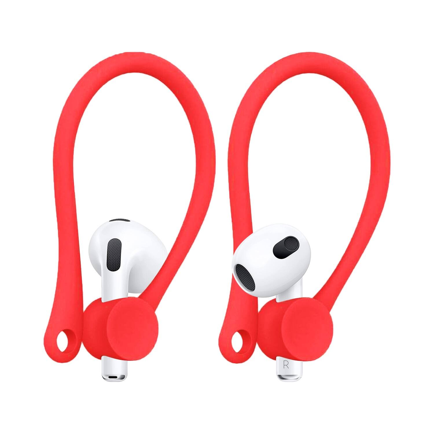 Alt View 11. SaharaCase - Silicone Accessories Kit for Apple AirPods 3 (3rd Generation) - Red.