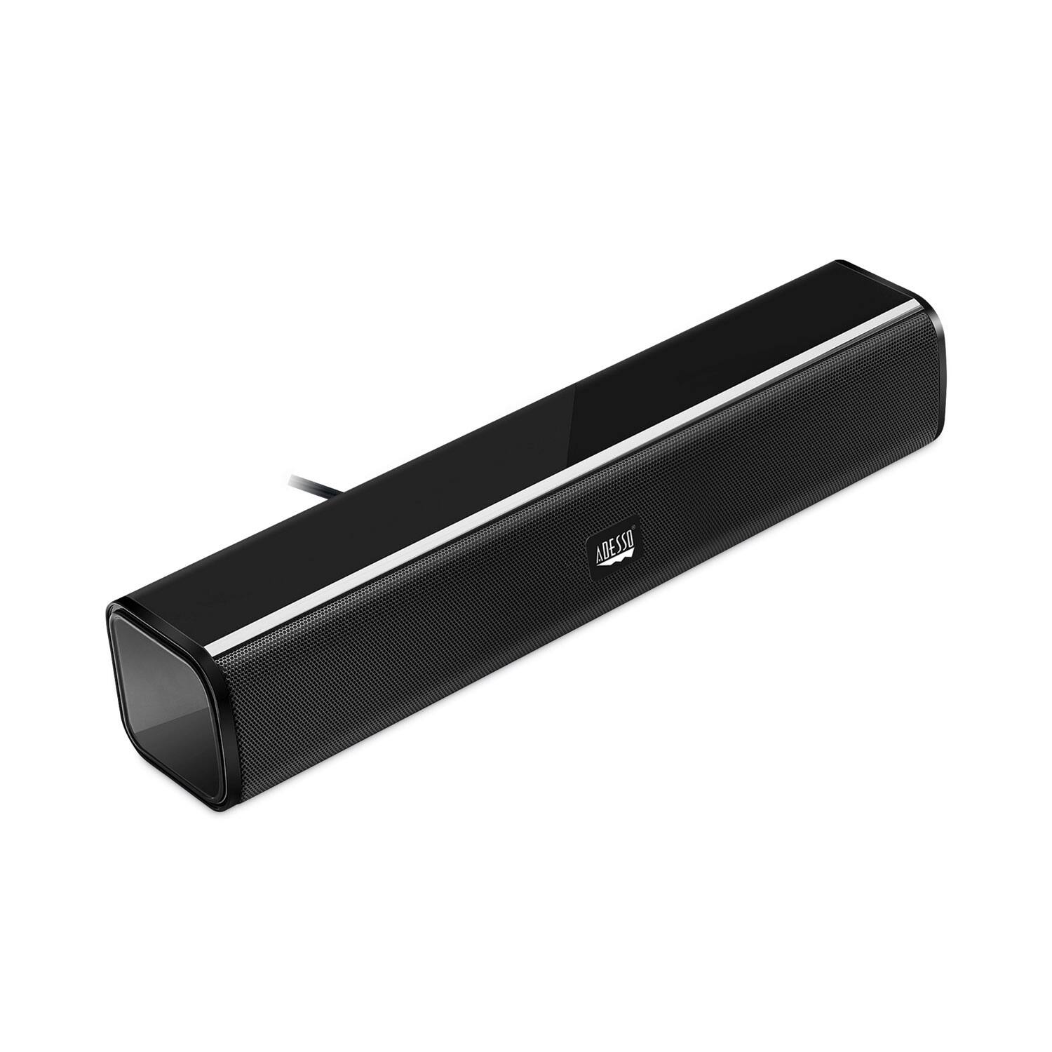Alt View 2. Adesso - Xtream S5 Stereo Multimedia Soundbar Speaker - Black - Black.