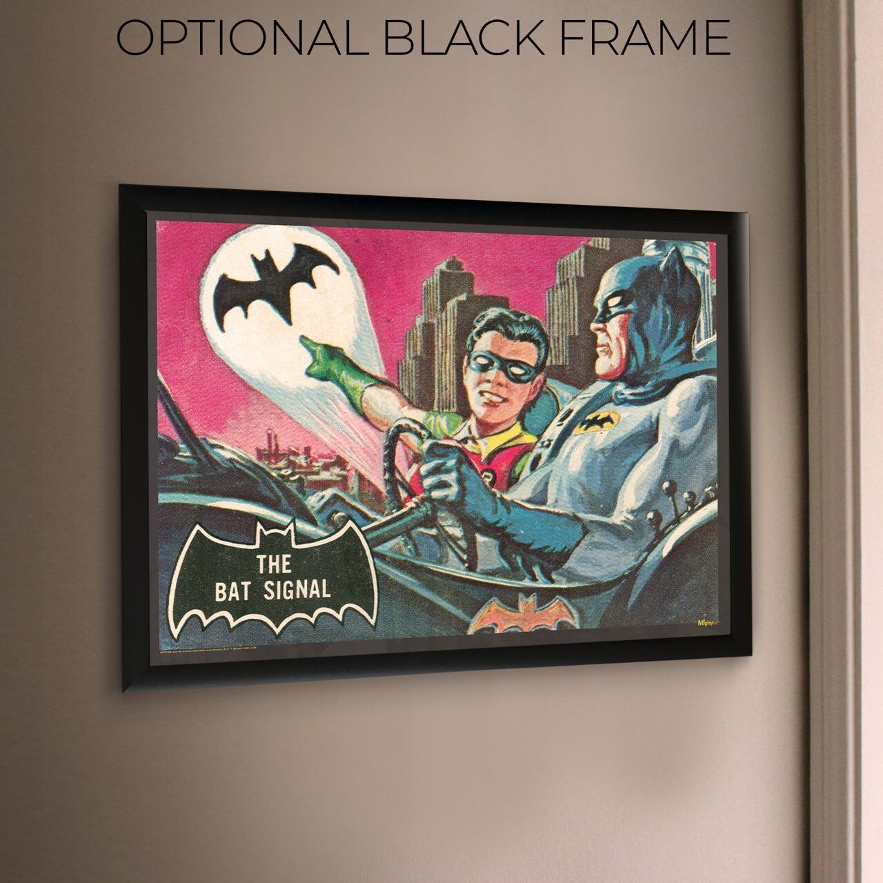 OPTIONAL BLACK FRAME

THE BAT SIGNAL
