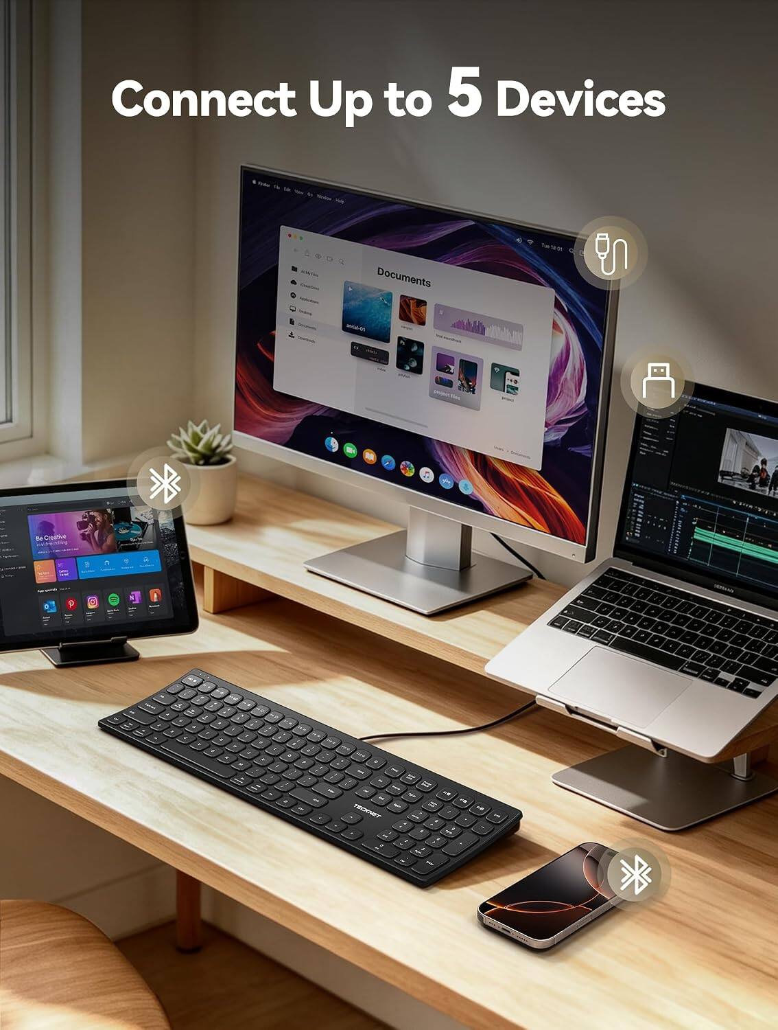 Connect Up to 5 Devices

Webse -
Documents
-
Creative

a
P
-
E
- --
2.  % , + . , a
. r - a . 1.
: as a ...  , , . 1 A W , - as
- a h - 11 - a - ~ in TECKNET , a  10 J - -
2.8
ca
LP