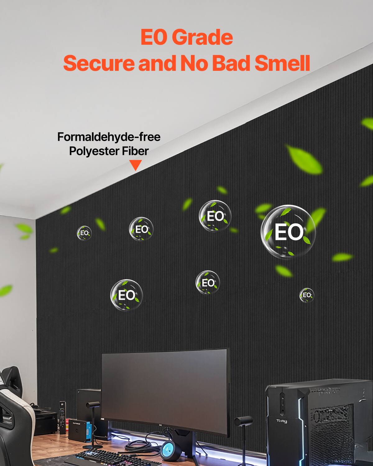 EO Grade  
Secure and No Bad Smell  

Formaldehyde-free Polyester Fiber