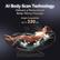 AI Body Scan Technology
Delivers a Personalized Body-fitting Massage
Weight Compatibility Up To 330 lbs