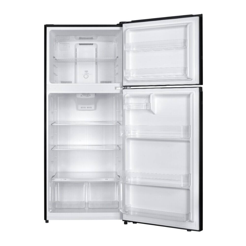 Alt View 4. Verona - Verona 28 inch Top Freezer Refrigerator with 17.6 cu. ft. Total Capacity in Black - Black.