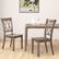Alt View 3. Costway - Costway Wooden Dining Chairs Set of 4 with Ergonomic Seat Rubber Wood Frame & High Backrest - Brown.