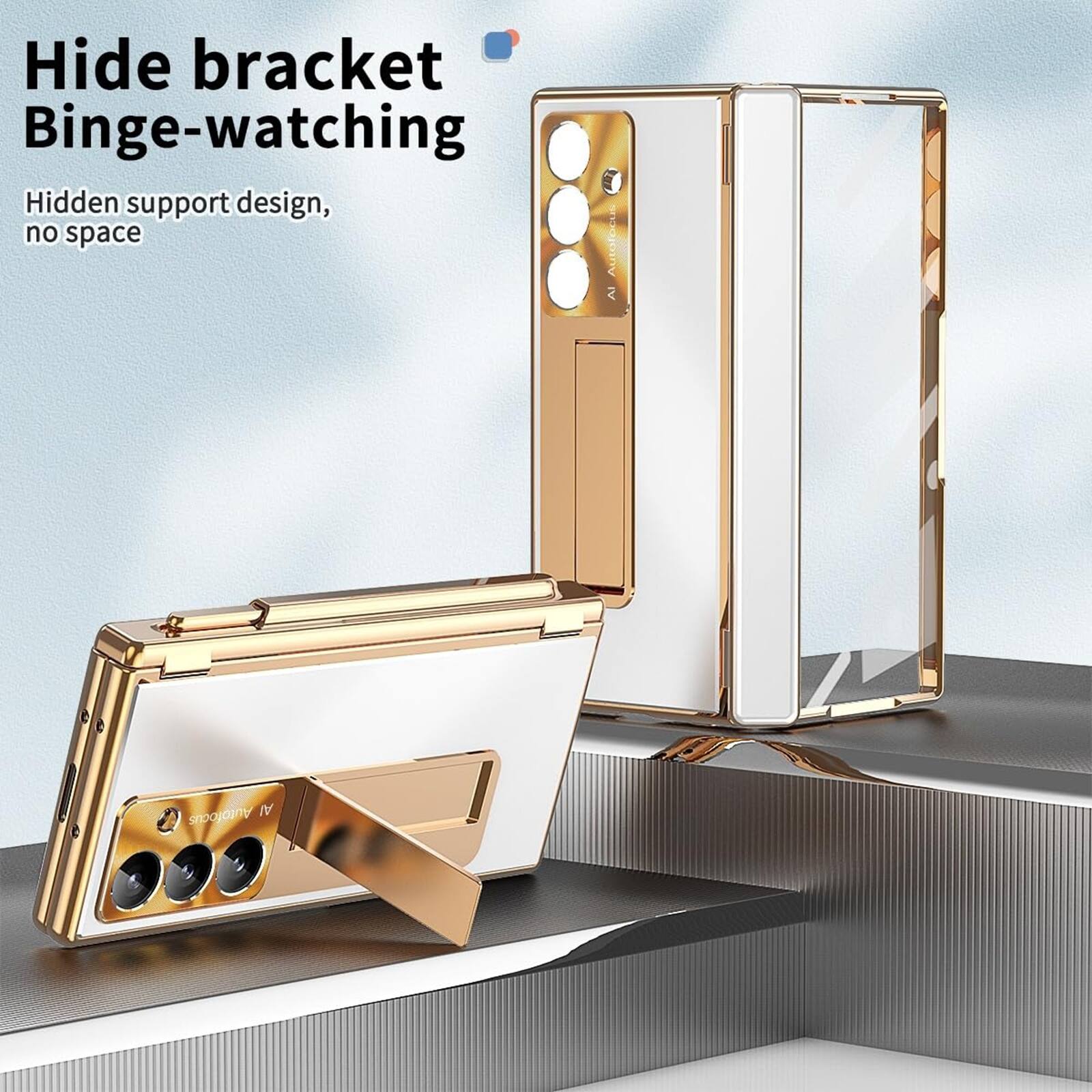 Hide bracket Binge-watching  
Hidden support design, no space