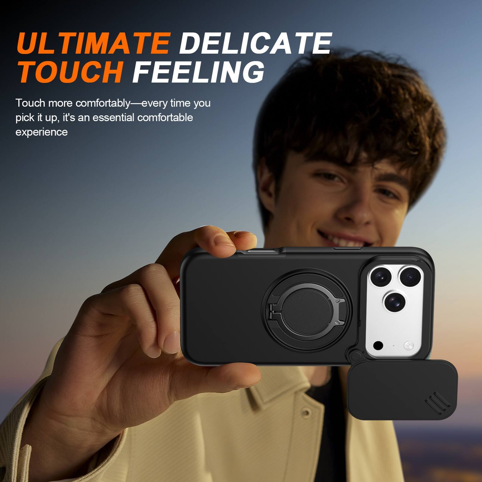 ULTIMATE DELICATE TOUCH FEELING

Touch more comfortably—every time you pick it up, it's an essential comfortable experience