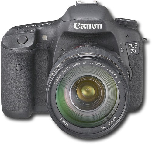  Canon - EOS 7D DSLR Camera with 28-135mm IS Lens - Black