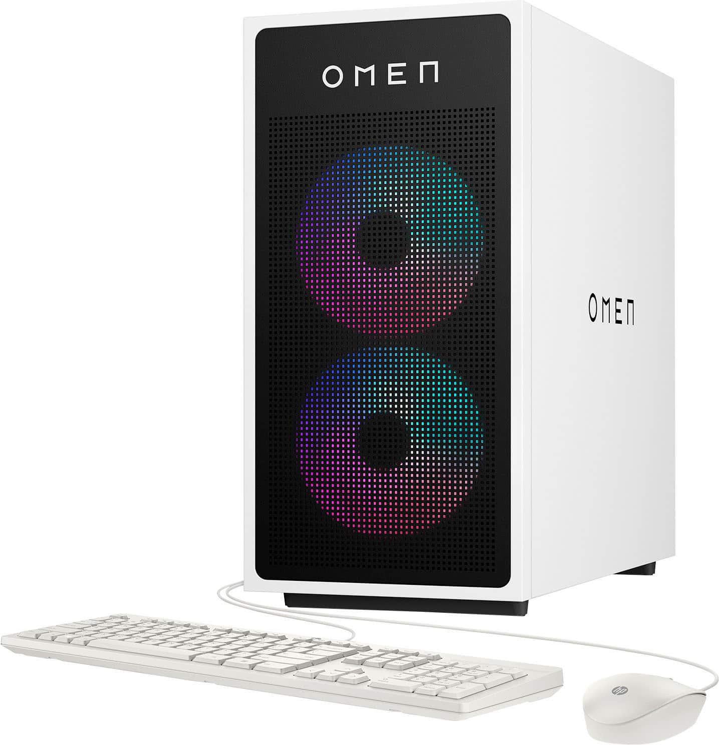 Alt View 12. HP OMEN - 35L Gaming Desktop - AMD Ryzen 7 8700G 2024 - 16GB DDR5 Memory - NVIDIA GeForce RTX 4060 Ti - 1TB SSD - White/Black.