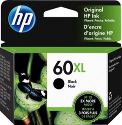 HP - 60XL High-Yield Ink Cartridge - Black - Front_Zoom