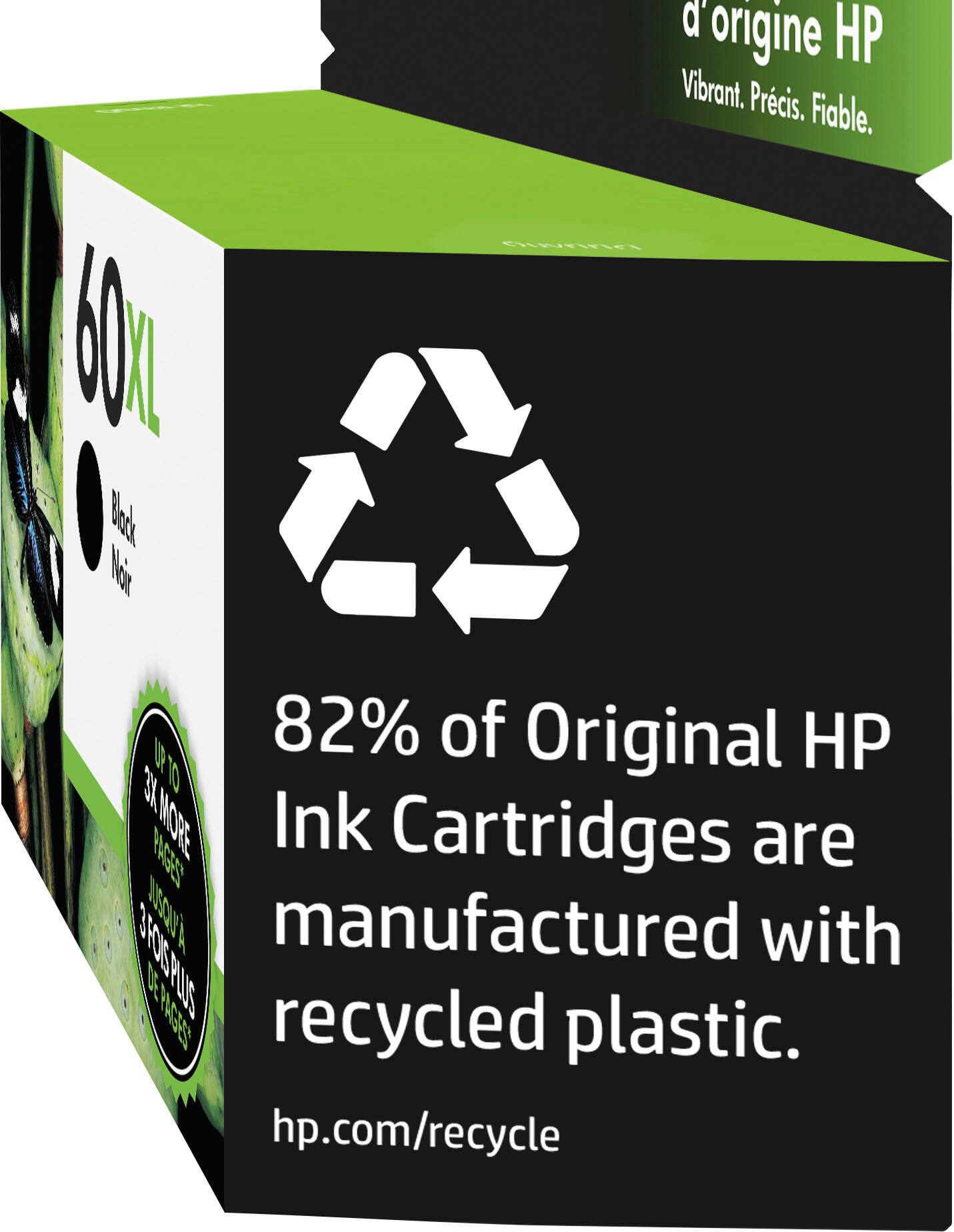 Alt View 11. HP - 60XL High-Yield Ink Cartridge - Black.