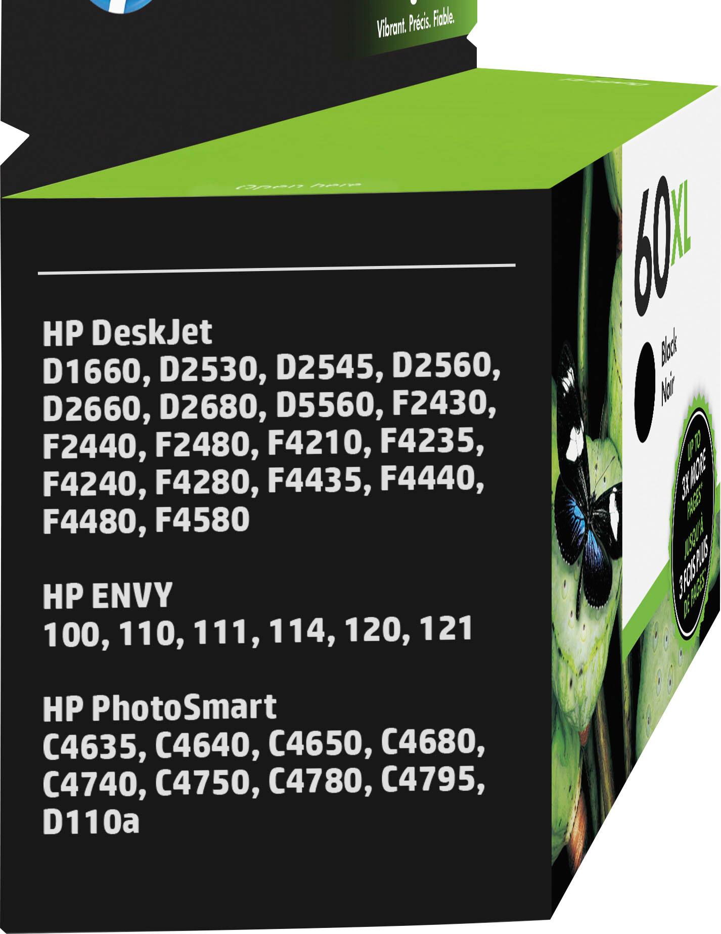 Alt View 1. HP - 60XL High-Yield Ink Cartridge - Black.