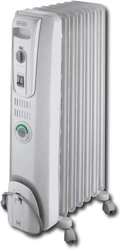 Best Buy DeLonghi ComforTemp Radiator Oil Heater White EW7707CM