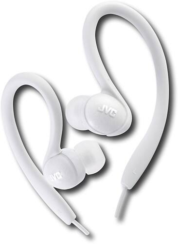 Front Standard. JVC - Binaural Earphone - White.