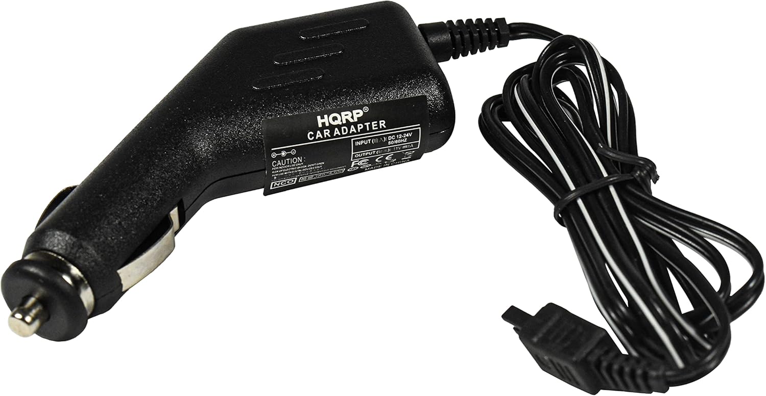 HQRP ADAPTER CAR DC 12-24V INPUT (1 SO/EOHZ LE DVMIA OUTPUT EU CAUTION: 0CHEWe FC FGCE DUON 0 MAE NE