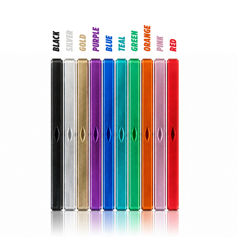 BLACK SILVER GOLD PURPLE BLUE TEAL GREEN ORANGE PINK RED