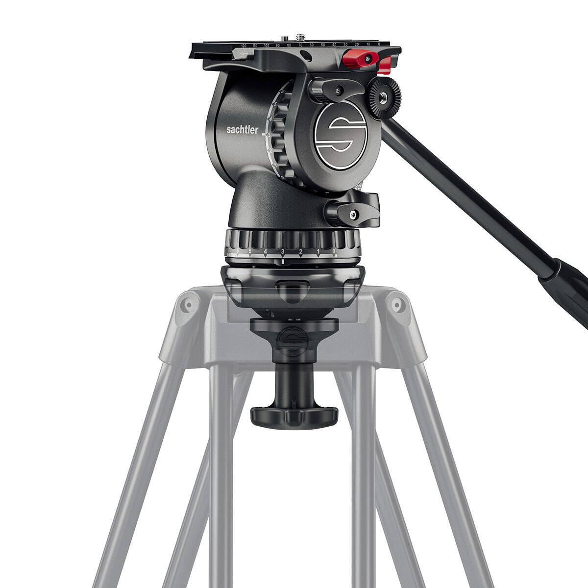 Alt View 4. Sachtler - Sachtler Adaptor for FSB Mk II Fluid Heads with 75mm Bowl on 100mm Tripods.