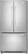 Front Standard. Whirlpool - 24.8 Cu. Ft. French Door Refrigerator - Universal Silver.
