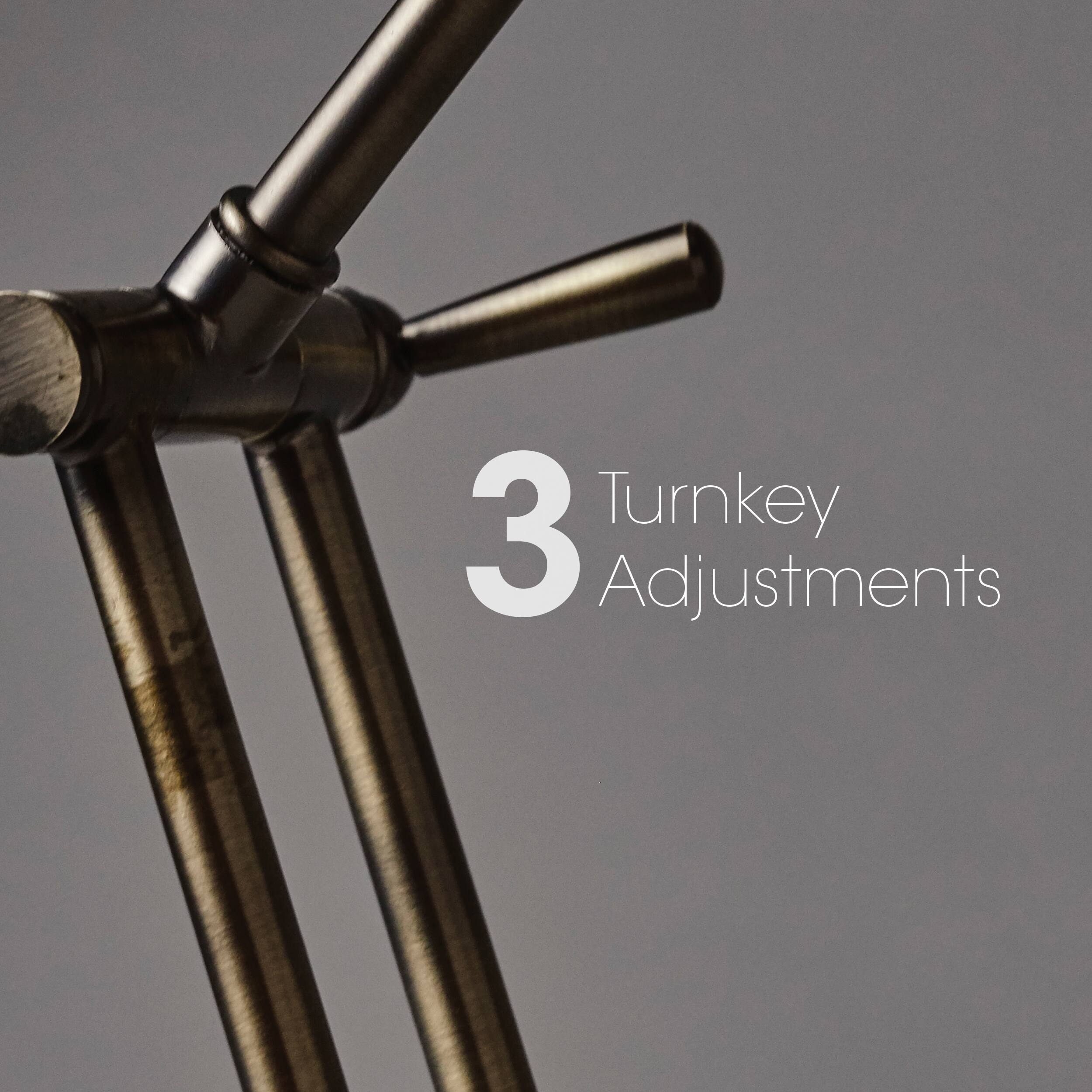3 Turnkey Adjustments