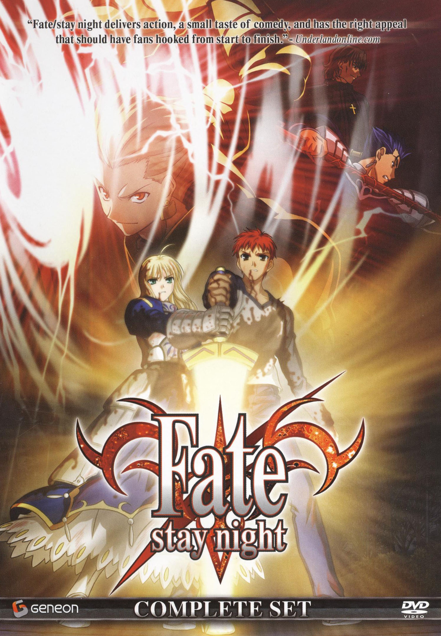 Best Buy Fate Stay Night Complete Series 4 Discs Dvd