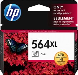 HP - 564XL High-Yield Ink Cartridge - Photo Black - Front_Zoom