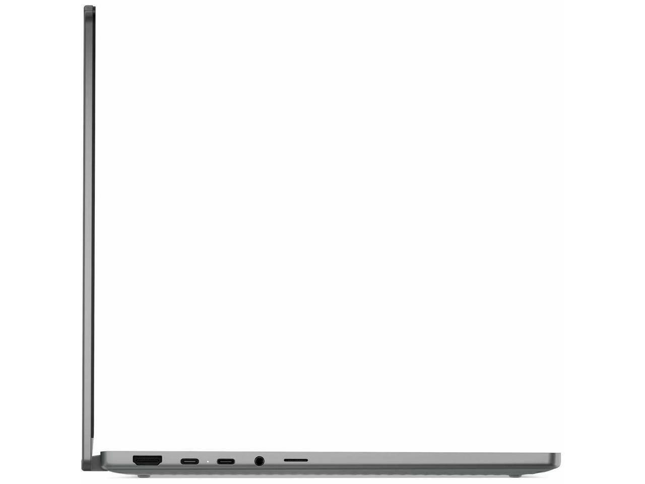 Alt View 1. Lenovo - Lenovo Chromebook Plus 14IRU10 14" Touchscreen Convertible - Intel Core 5 120U - 8 GB - 128 GB - ChromeOS (83LL001VUS) - Luna Gray.