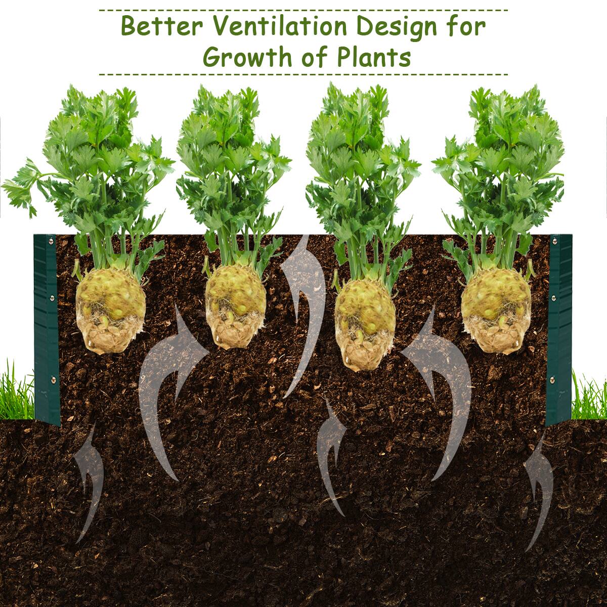 Better Ventilation Design for Growth of Plants