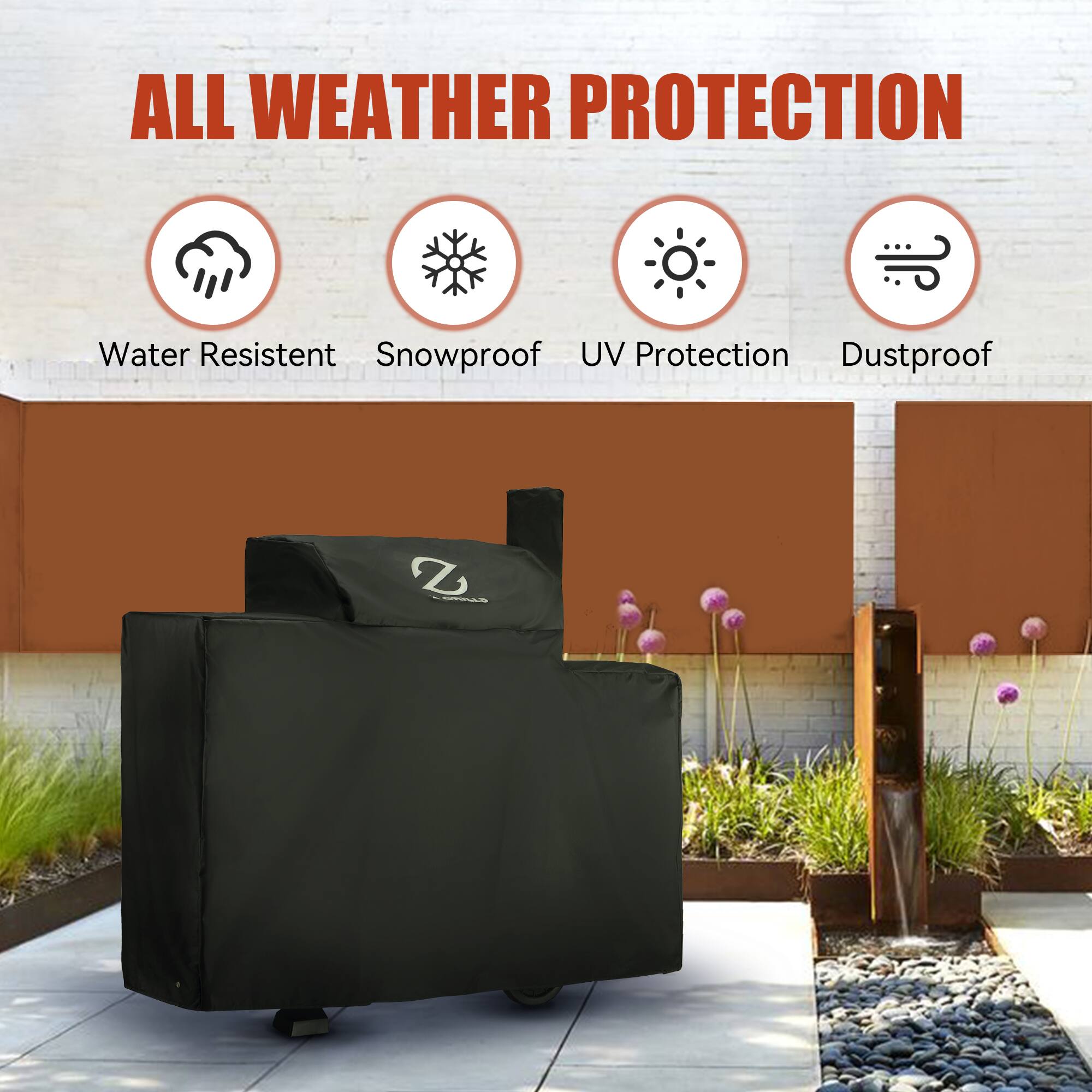 ALL WEATHER PROTECTION  
Water Resistant  
Snowproof  
UV Protection  
Dustproof