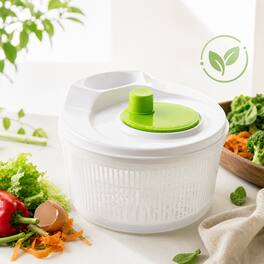 Malletson - 3.8L Salad Vegetable Washer Spinner Compost Prep Spinner - Wash, Drain & Dry Organic Waste Efficiently