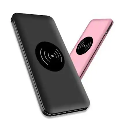Front. Loheer - Loheer Qi Wireless Portable Power Bank Dual USB 10000mAh.