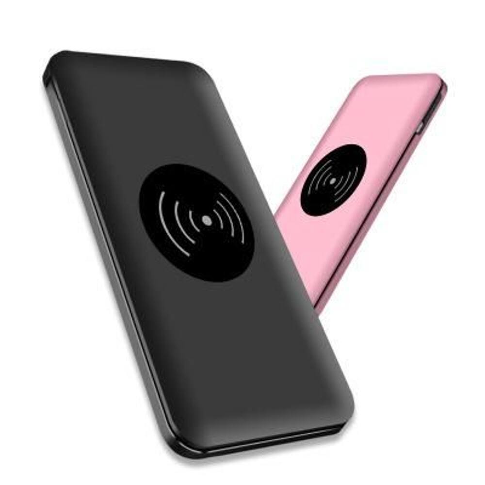 Front. Loheer - Loheer Qi Wireless Portable Power Bank Dual USB 10000mAh.