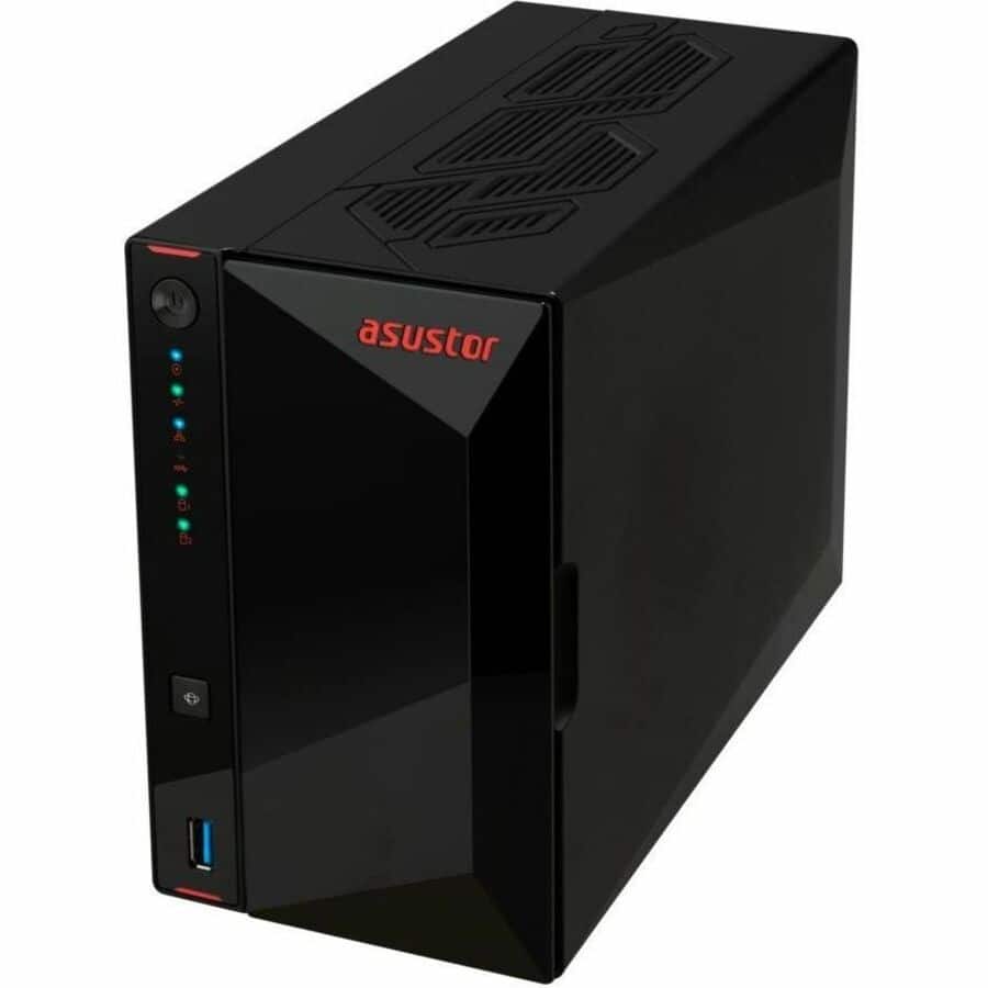Asustor AS5402T, 2 Bay NAS, Intel Quad Core 2.0GHz CPU, 4X M.2
