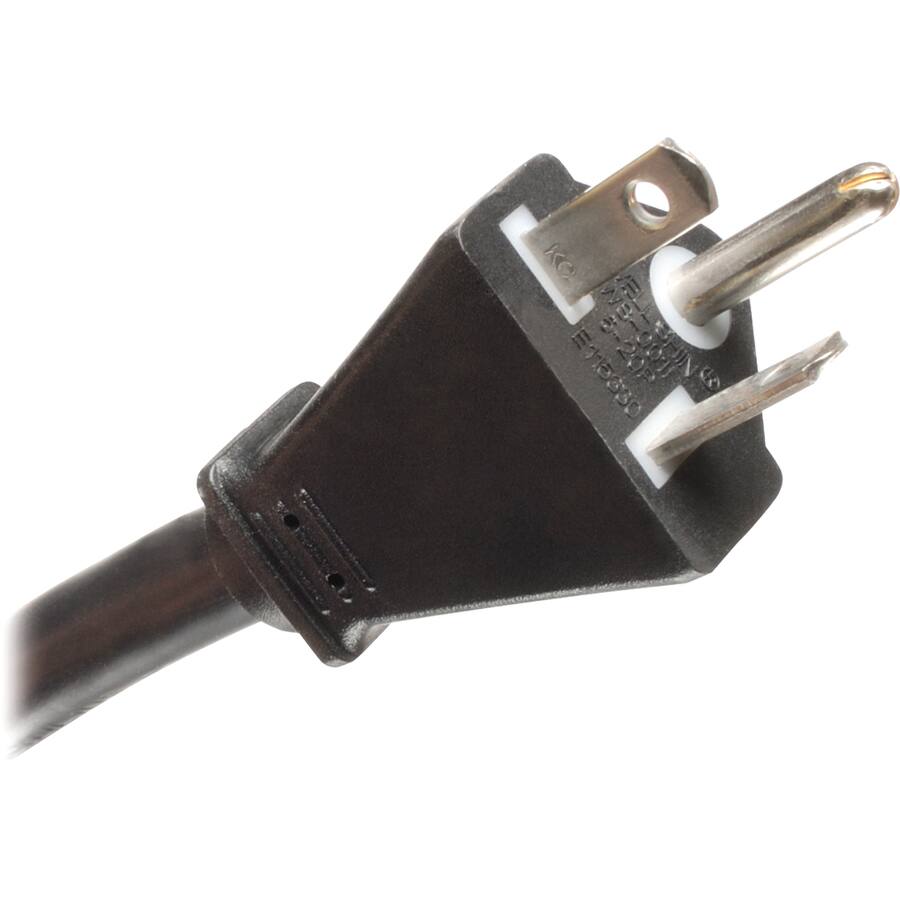 Alt View 2. Tripp Lite - Eaton Tripp Lite Series 12-Outlet Power Strip with Surge Protection, (10-15A & 2-20A), 15 ft. (4.57 m) Cord, 1650 - Black.