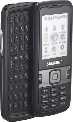 Angle Standard. NET10 - Samsung 401 No-Contract Mobile Phone - Black.