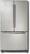 Front Standard. Samsung - 25.8 Cu. Ft. French Door Refrigerator - Stainless Platinum.