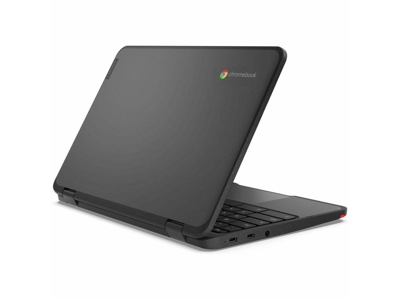 Alt View 2. Lenovo - Lenovo 500e Chromebook Gen 4s 11.6" Touch Intel N100 4GB 64GB Chrome OS - Gray.