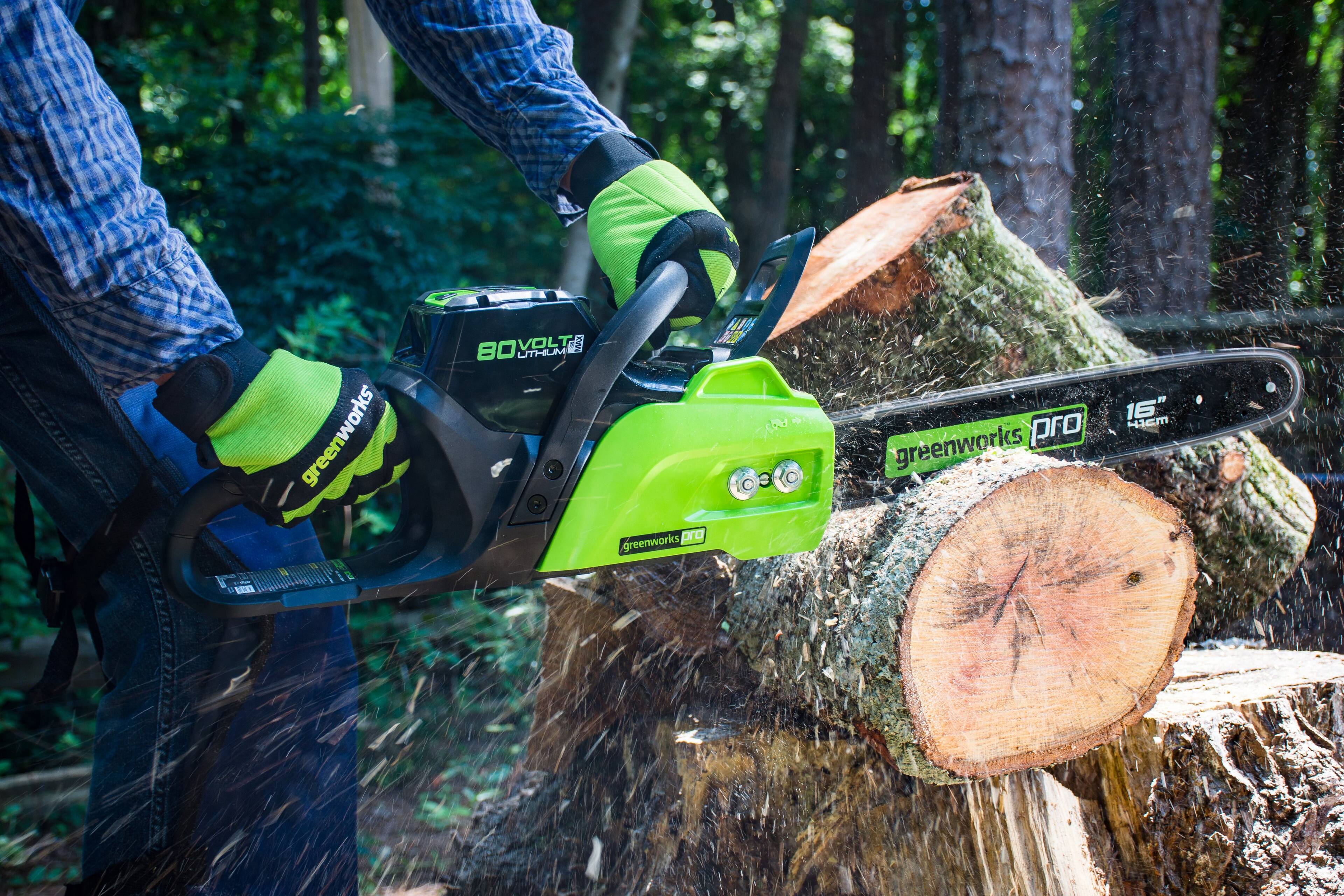 Alt View 19. Greenworks - 80V 10 in. Cultivator (Battery and charger not included) - Green.