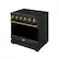 Angle. Thor Kitchen - Gordon Ramsay Series by Thor Kitchen 6.0 Cu. Ft Freestanding Electric Range with Bronze Hardware - Black.