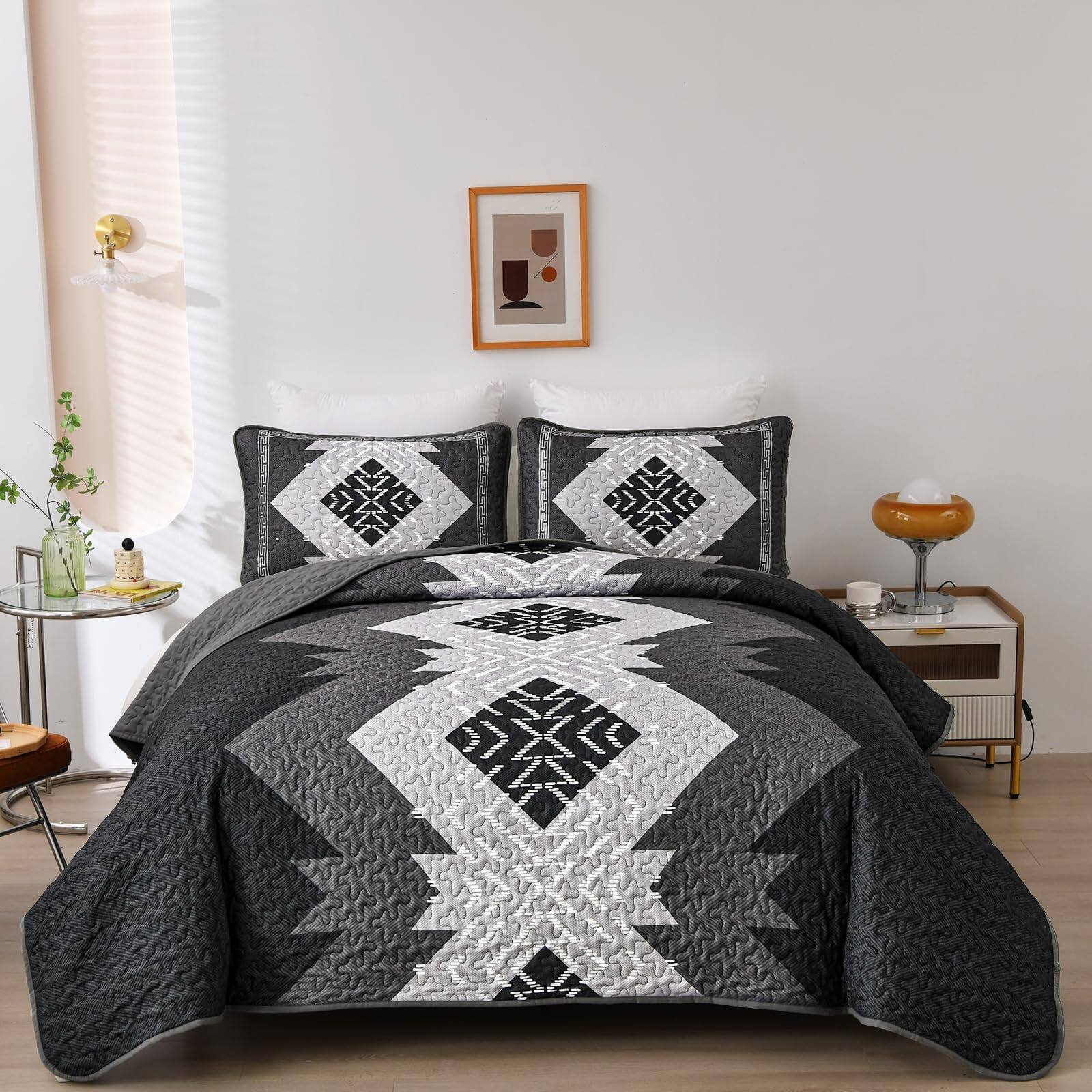 Black Grey-King 90“×103”