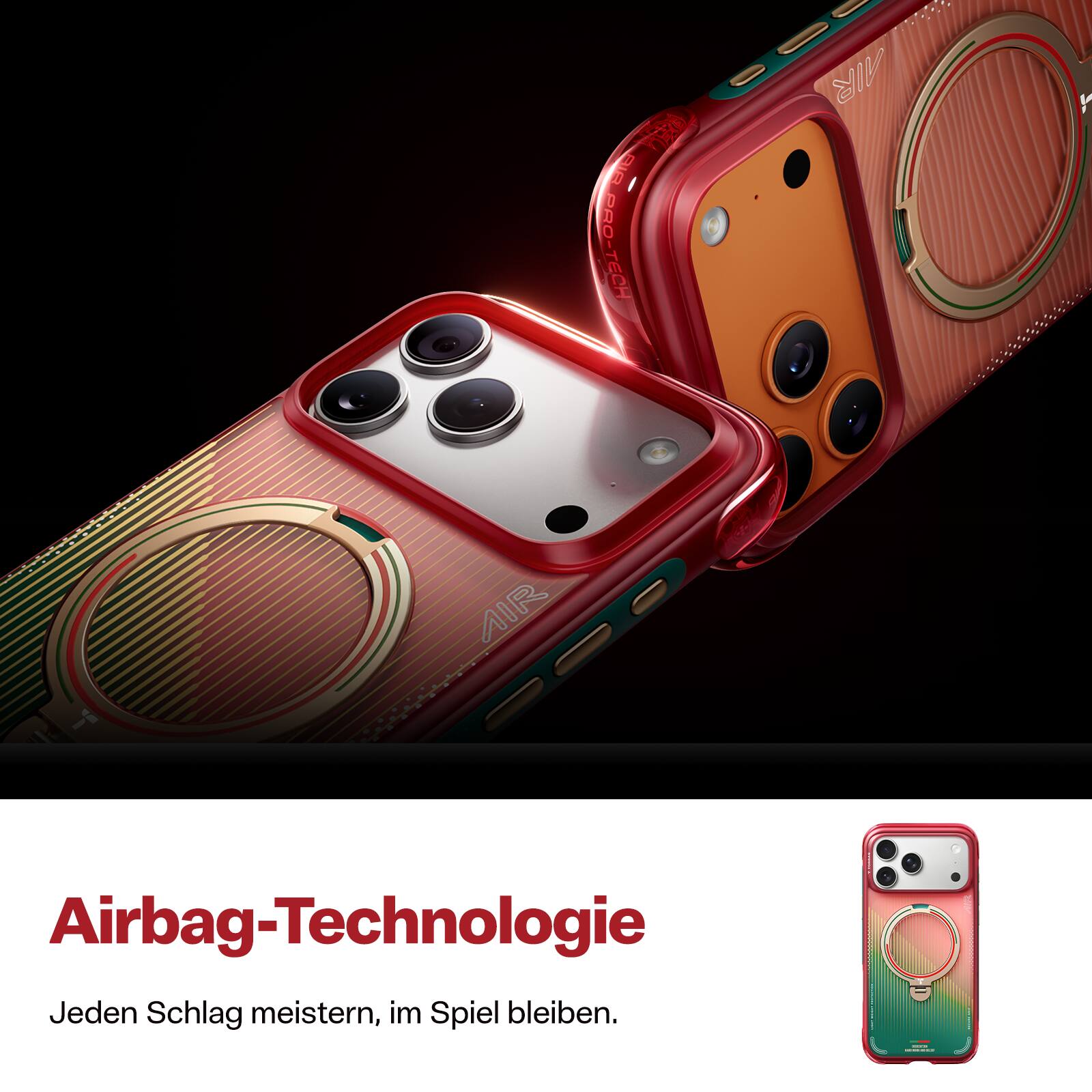 ELPRO-TECH AIR Airbag-Technologie  
Jeden Schlag meistern, im Spiel bleiben.