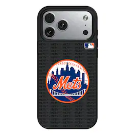 Keyscaper - MLB - New York Mets - Primary Logo iPhone Magnetic Bump Case - 15 - Black