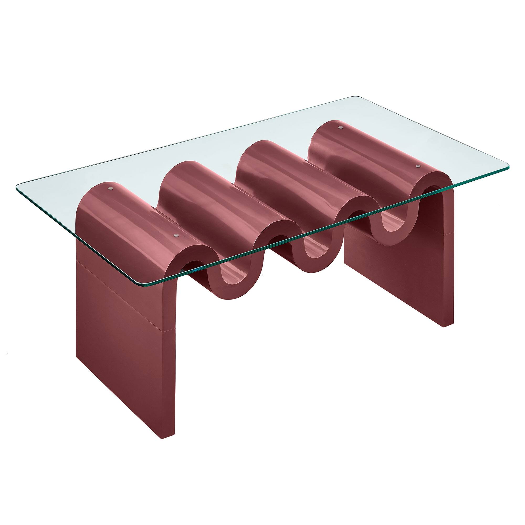 Alt View 5. Modway - Ondine Glass Top Coffee Table by Modway - Spiced Apple.