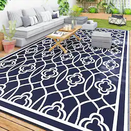 Blue and White Lantern