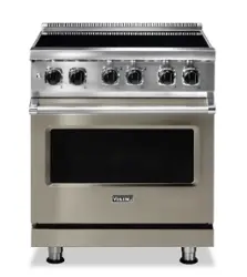 Viking - 5 Series 4.7 Cu. Ft. Freestanding Electric Induction Range - Nantucket - Front_Zoom