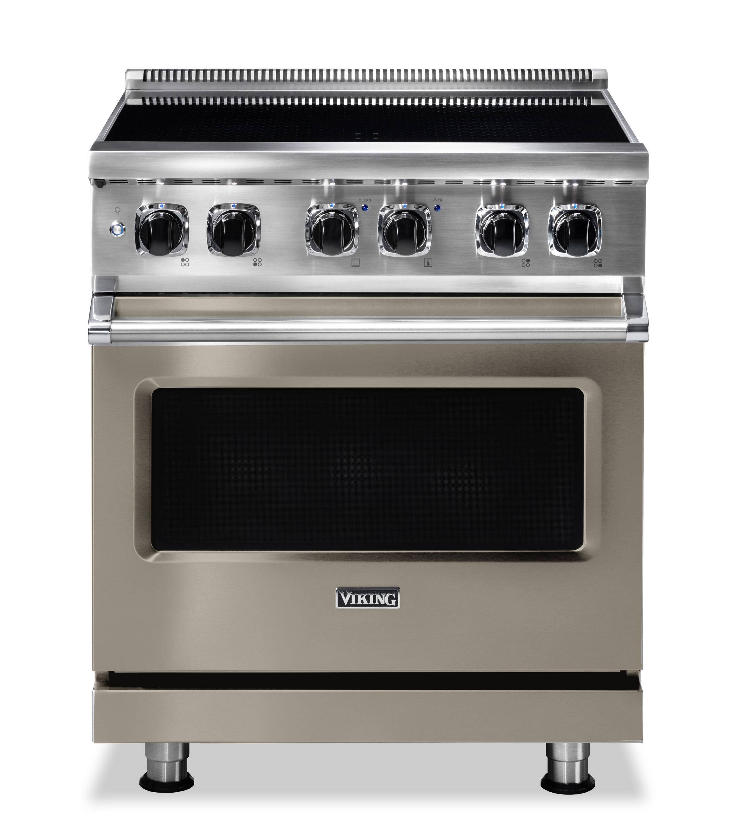 Viking - 5 Series 4.7 Cu. Ft. Freestanding Electric Induction Range - Nantucket