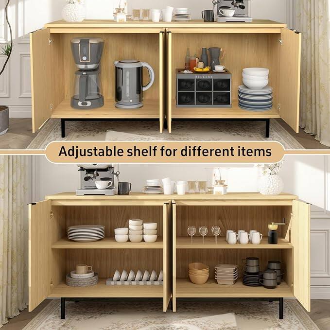 Adjustable shelf for different items